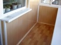 Теплое остекление балкона пластиковыми окнами и электрическим теплым полом в Долгопрудном