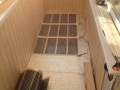 Теплое остекление лоджии пластиковыми окнами с теплым пленочным ИК полом в Долгопрудном