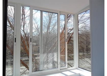 Раздвижное остекление в квартире в Долгопрудном