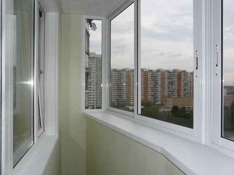 Холодное остекление алюминиевыми окнами с шумопонижающими отливами и с выносом в Долгопрудном